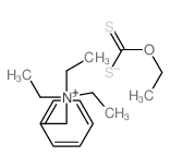 (Benzyltriethyl)ammonium ethylxanthate结构式