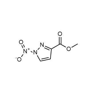1-硝基-1H-吡唑-3-羧酸甲酯结构式