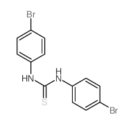 Thiourea,N,N'-bis(4-bromophenyl)- Structure