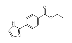 Benzoic acid, 4-(1H-imidazol-2-yl)-, ethyl ester结构式