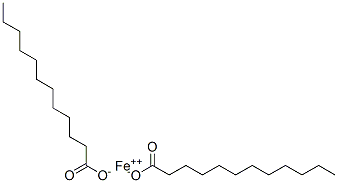 Didodecanoic acid iron(II) salt Structure