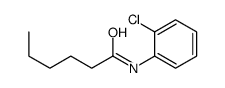 N-(2-chlorophenyl)hexanamide结构式