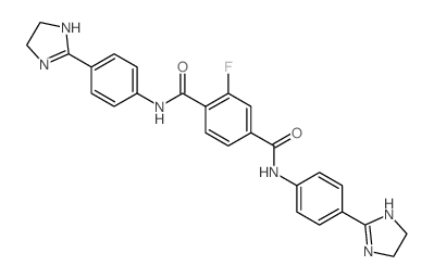 1,4-Benzenedicarboxamide,N1,N4-bis[4-(4,5-dihydro-1H-imidazol-2-yl)phenyl]-2-fluoro- picture