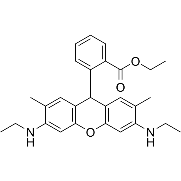 Dihydrorhodamine 6G structure