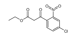 ethyl 4-chloro-2-nitrobenzoylacetate结构式
