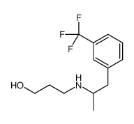 3-[[1-Methyl-2-[3-(trifluoromethyl)phenyl]ethyl]amino]-1-propanol结构式