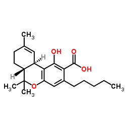 Δ9-tetrahydrocannabinolic acid Structure