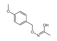 Acetamide, N-((4-methoxyphenyl)methoxy)- Structure