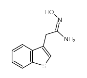 2-(1-苯并噻吩-3-基)-n-羟基盐酸乙脒结构式