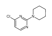 2-piperidino-4-chloropyrimidine Structure