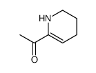 2-乙酰基-1,4,5,6-四氢吡啶,2-乙酰基-1,4,5,6-四氢吡啶,1-(1,4,5,6-四氢-2-吡啶)-乙酮结构式