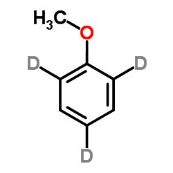 苯甲醚-D3结构式