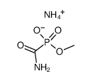 ammonium methyl carbamoyl phosphonate Structure