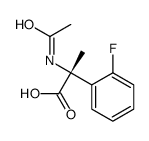 (R)-2-acetaMido-2-(2-fluorophenyl)propanoic acid Structure