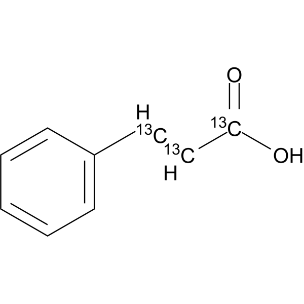 Cinnamic acid-13C3 Structure