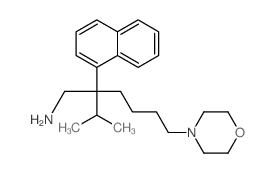 4-Morpholinehexanamine,b-(1-methylethyl)-b-1-naphthalenyl- Structure