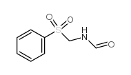 N-(苯磺酰甲基)甲酰胺结构式