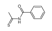 N-(thioacetyl)benzamide Structure