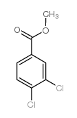 3,4-二氯苯甲酸甲酯结构式