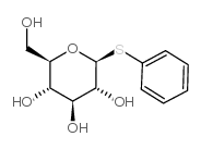 phenyl-beta-d-thioglucopyranoside Structure