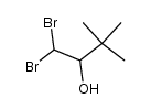 1,1-dibromo-3,3-dimethyl-butan-2-ol结构式