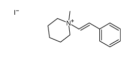 1-methyl-1-[(E)-2-phenylethenyl]piperidin-1-ium,iodide Structure