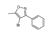 4-Bromo-5-Methyl-3-phenylisoxazole结构式