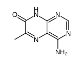 7(1H)-Pteridinone,4-amino-6-methyl-(9CI)结构式