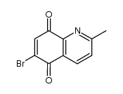 6-bromo-2-methylquinoline-5,8-dione结构式