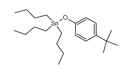 tributyl(4-(tert-butyl)phenoxy)stannane Structure