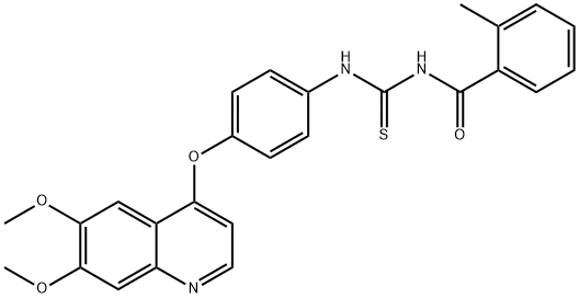 PDGFR Tyrosine Kinase Inhibitor V结构式