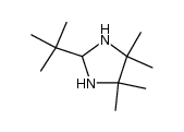2-(tert-butyl)-4,4,5,5-tetramethylimidazolidine结构式