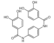N-[4-[(3,4-dihydroxybenzoyl)amino]phenyl]-3,4-dihydroxybenzamide结构式