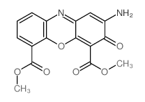 dimethyl 2-amino-3-oxo-phenoxazine-4,6-dicarboxylate Structure