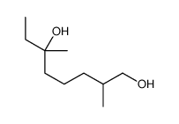 2,6-dimethyloctane-1,6-diol Structure
