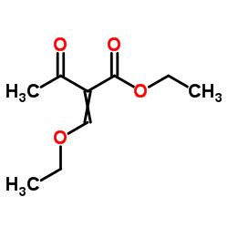 2-乙氧亚甲基乙酰乙酸乙酯结构式