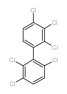 2,2',3,3',4,6'-Hexachlorobiphenyl structure