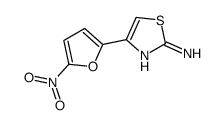 4-(5-nitrofuran-2-yl)-1,3-thiazol-2-amine结构式