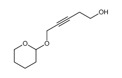 5-(oxan-2-yloxy)pent-3-yn-1-ol结构式