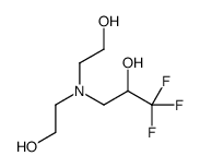 3-[bis(2-hydroxyethyl)amino]-1,1,1-trifluoropropan-2-ol Structure