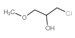 1-氯-3-甲氧基-2-丙醇结构式