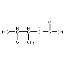 4-羟基-3-甲基戊酸结构式