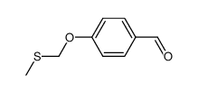 4-formyl-1-(methylsulfenyl)methoxybenzene Structure