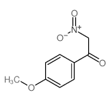 1-(4-methoxyphenyl)-2-nitro-ethanone结构式