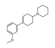 1-[4-(3-methoxyphenyl)cyclohex-3-en-1-yl]piperidine Structure