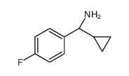 (S)-CYCLOPROPYL(4-FLUOROPHENYL)METHANAMINE Structure