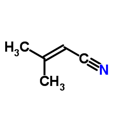 3-Methyl-2-butenenitrile Structure