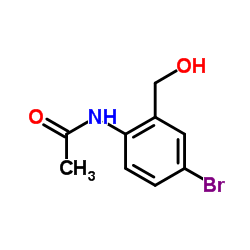 N-[4-Bromo-2-(hydroxymethyl)phenyl]acetamide Structure