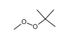 methyl tert-butyl peroxide Structure