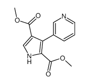 dimethyl 3-pyridin-3-yl-1H-pyrrole-2,4-dicarboxylate Structure